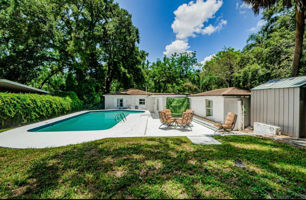 タンパ Beautiful Pool House In Old Seminole Heights!ヴィラ エクステリア 写真